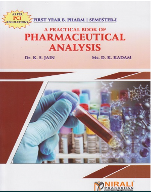 A Practical Book of Pharmaceutical Analysis-I Sem I